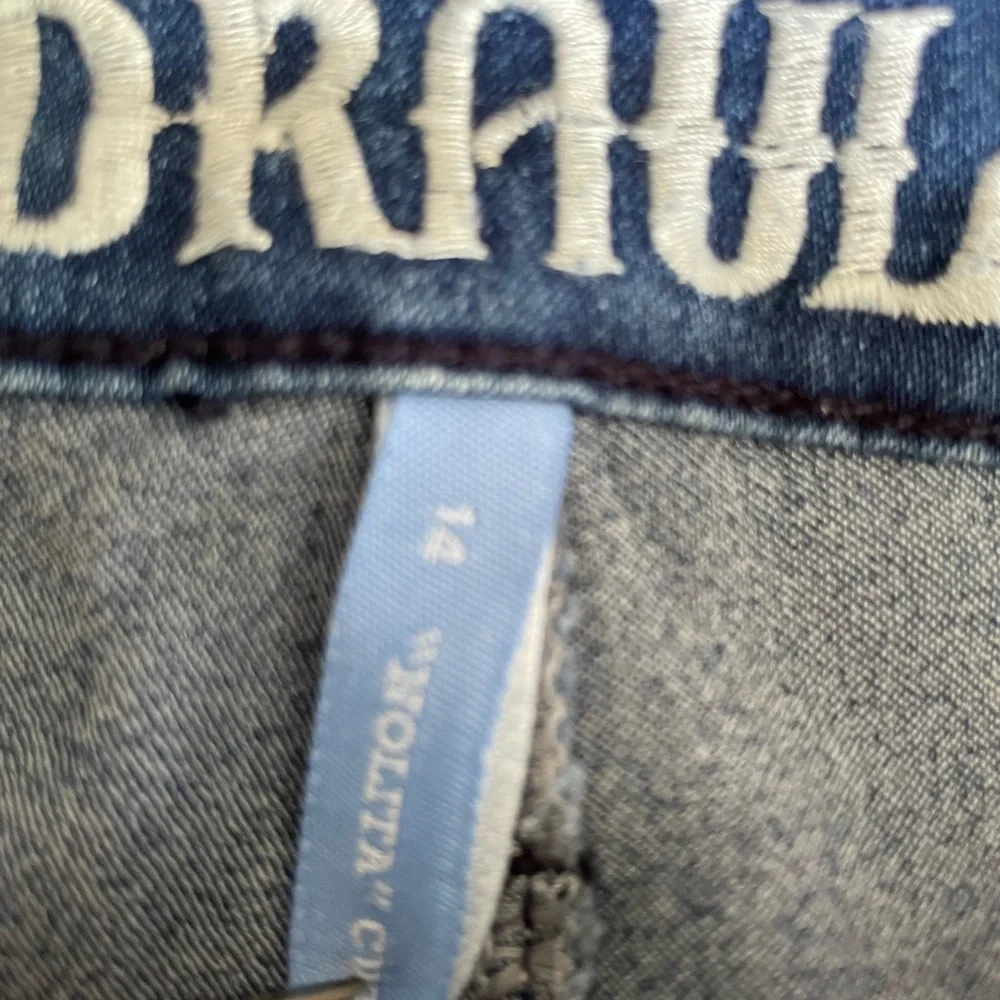 Hydraulic Nolita Curvy Women's Blue Studded Jeans, Size 14 - Picture 5 of 7